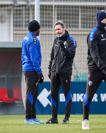 Fotos del entrenamiento de Osasuna este domingo 5 de enero.