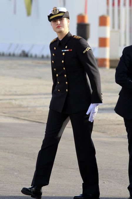 Primer día de la princesa Leonor a bordo del Juan Sebastián Elcano