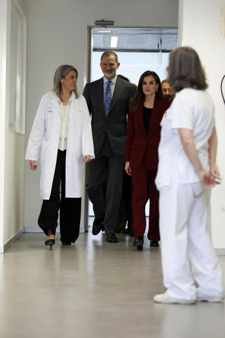 Visita de los reyes al Hospital de Parapléjicos de Toledo.