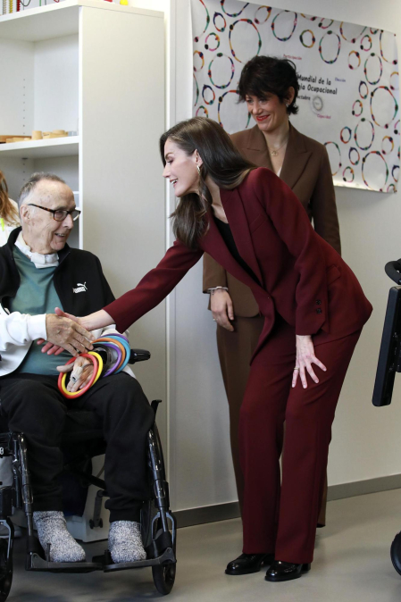 Visita de los reyes al Hospital de Parapléjicos de Toledo.