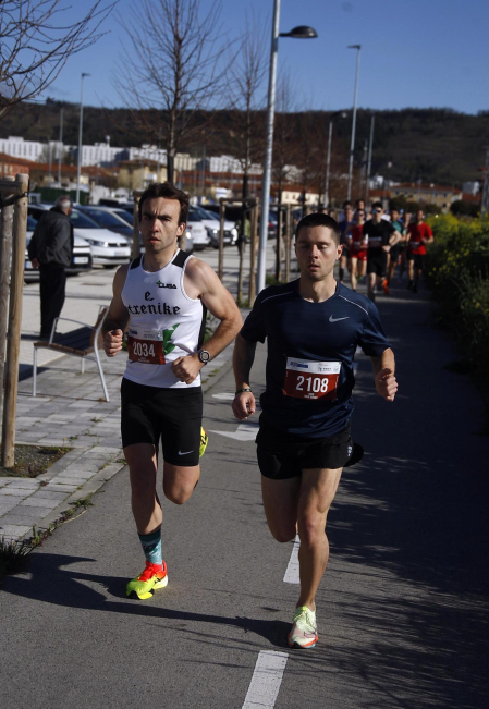 Participantes en las distintas carreras del XLVI Cross Solidario Memorial J.J. Esparza celebradas este domingo 6 de abril /