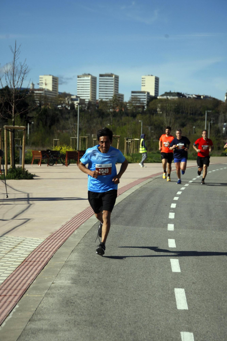 Participantes en las distintas carreras del XLVI Cross Solidario Memorial J.J. Esparza celebradas este domingo 6 de abril /