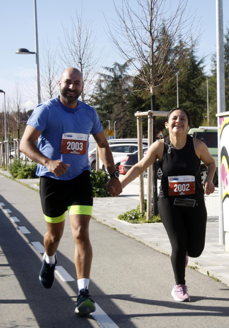Participantes en las distintas carreras del XLVI Cross Solidario Memorial J.J. Esparza celebradas este domingo 6 de abril /