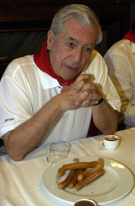 Fotos de los seis viajes de Vargas Llosa a Navarra.