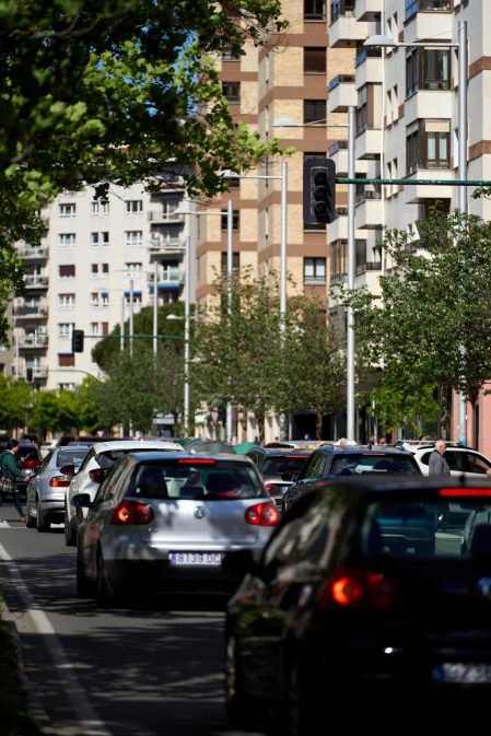 Efectos del apagón eléctrico sufrido en Navarra este lunes 28 de abril /