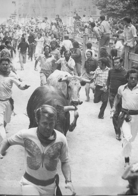Fotos de los Sanfermines y los encierros de 1975./