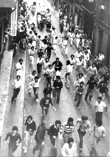 Fotos de los Sanfermines y los encierros de 1975./