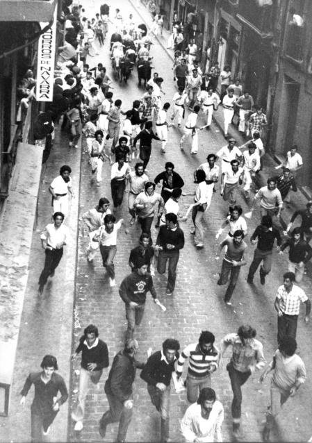 Fotos de los Sanfermines y los encierros de 1975./