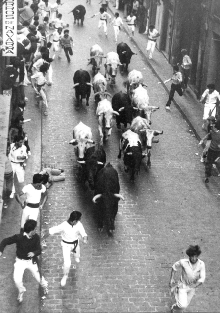 Fotos de los Sanfermines y los encierros de 1975./