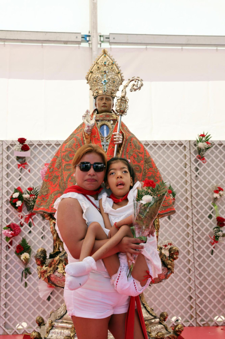Fotos de la ofrenda infantil a San Fermín en el Rincón de la Aduana este jueves 10 de julio de 2025.
