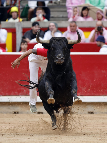 Fotos del Concurso de recortadores de San Fermín 2025 celebrado este sábado, 12 de julio