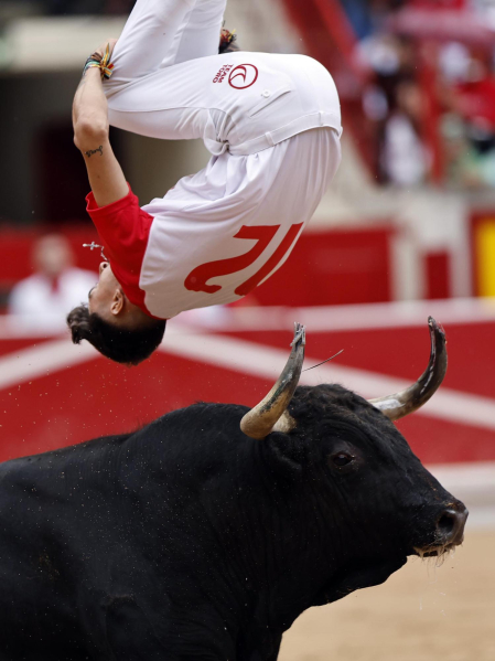 Fotos del Concurso de recortadores de San Fermín 2025 celebrado este sábado, 12 de julio