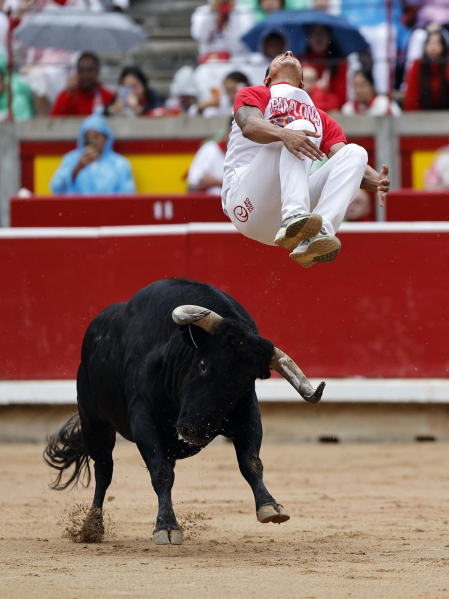 Fotos del Concurso de recortadores de San Fermín 2025 celebrado este sábado, 12 de julio