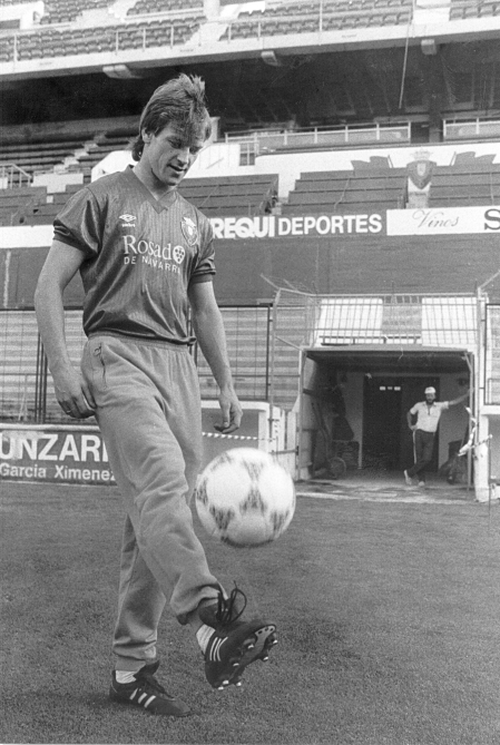 Urban, en su presentación con Osasuna
