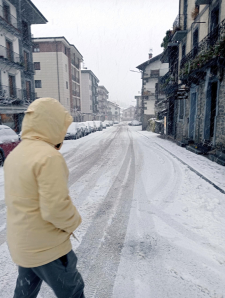 Fotos de la nevada del Día de Reyes en Navarra