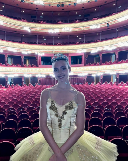 Amaia Erice, retratada hace unos días en el Teatro Calderón de Valladolid