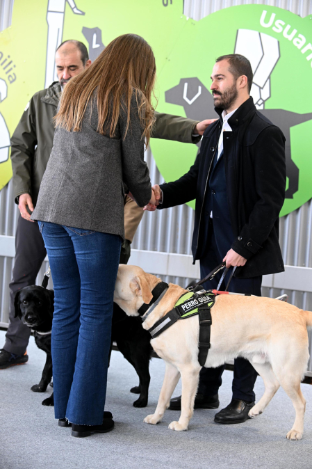 Fotos de la visita de la infanta Sofía al centro de perros guía de la Fundación ONCE