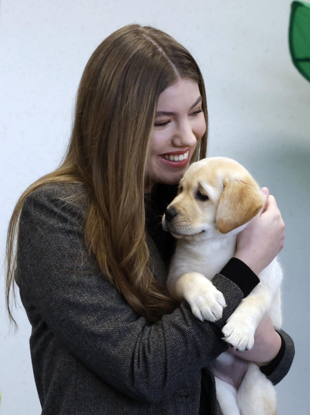 Fotos de la visita de la infanta Sofía al centro de perros guía de la Fundación ONCE