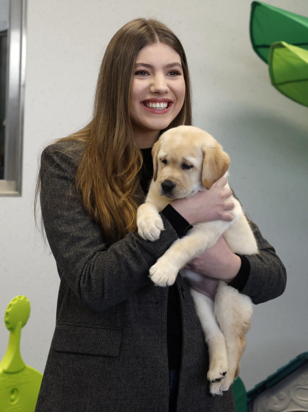 Fotos de la visita de la infanta Sofía al centro de perros guía de la Fundación ONCE