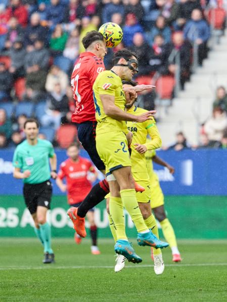 Jugadas del encuentro de la Jornada 22 de LaLiga EA Sports disputado este sábado, 31 de enero, en el estadio de El Sadar