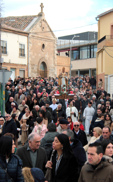 Procesión de San Blas en Ribaforada.
