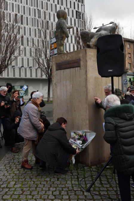 Fotos del homenaje a las víctimas del terrorismo en Pamplona