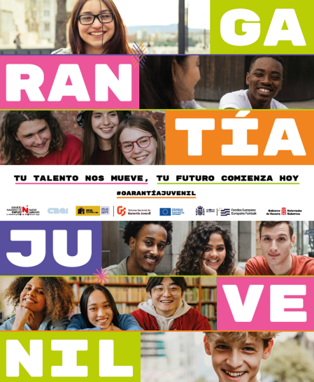 Cartel del programa Garantía Juvenil