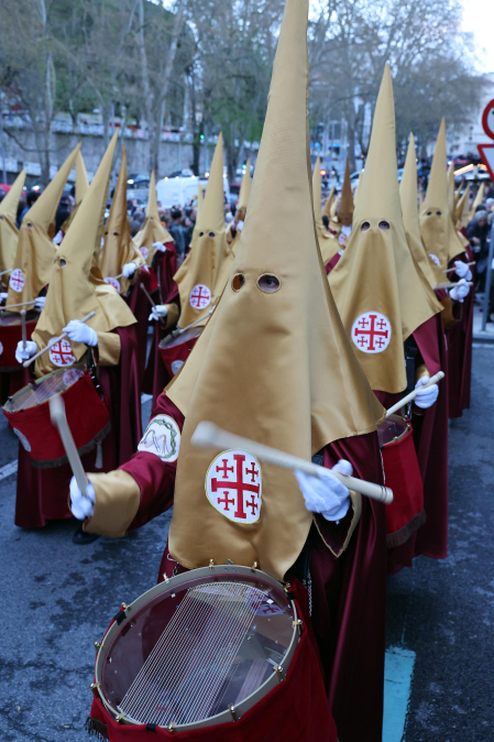 Fotos de la procesión de Jueves Santo en Pamplona