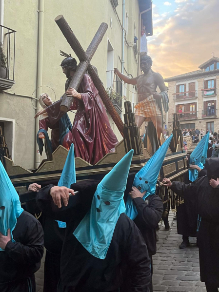 Fotos de la procesión de Viernes Santo de Tafalla