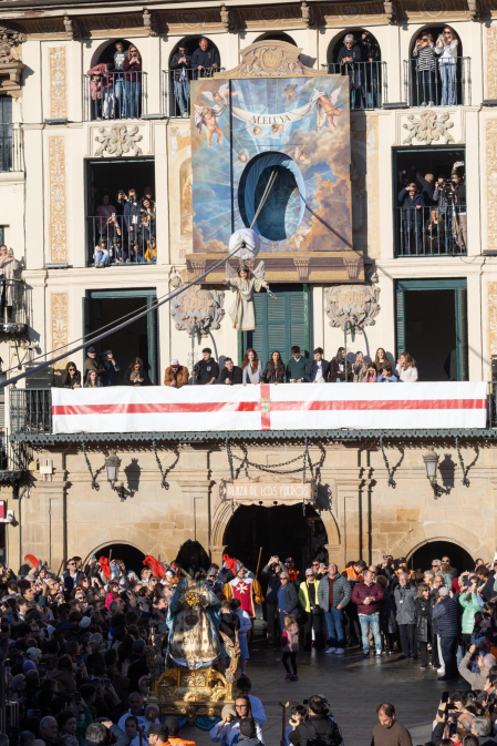 Fotos de la Bajada del Ángel de Tudela 2026