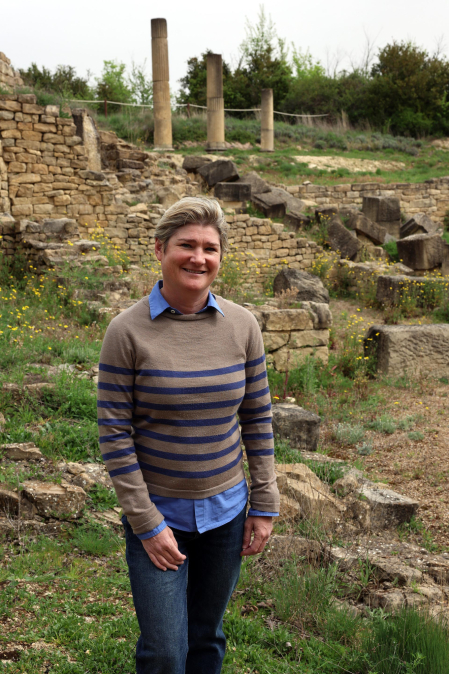 Las excavaciones de Santa Criz en Eslava con la sociedad de estudios históricos de Navarra