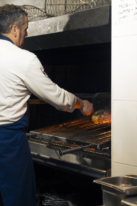 En La Hacienda, la cocina gira en torno a la parrilla