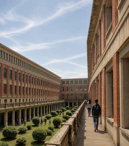 Recreaciones con inteligencia artificial de los alumnos de arquitectura
