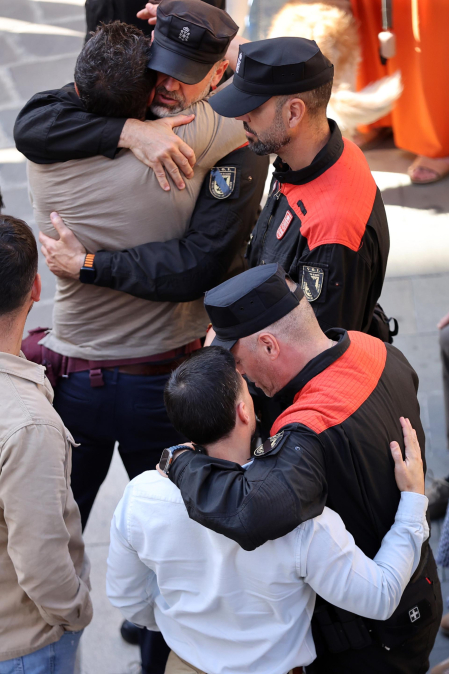 Funeral en la Catedral de Pamplona por los policías forales fallecidos en Elgoibar
