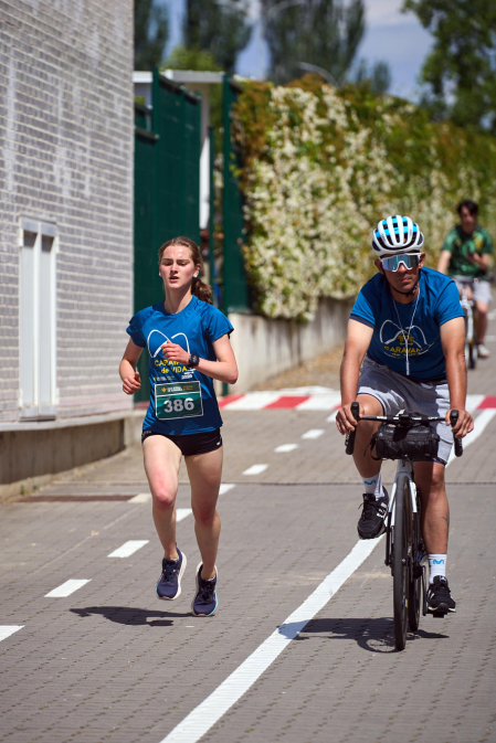 Foto de la II Carrera Caravana de Vida en Zizur Mayor.