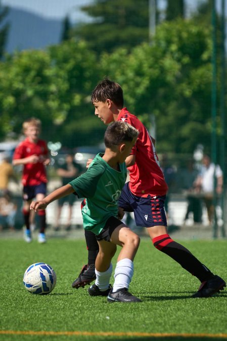 Foto de las finales del Torneo Santi Macaya de fútbol celebrado en el colegio Luis Amigó.
