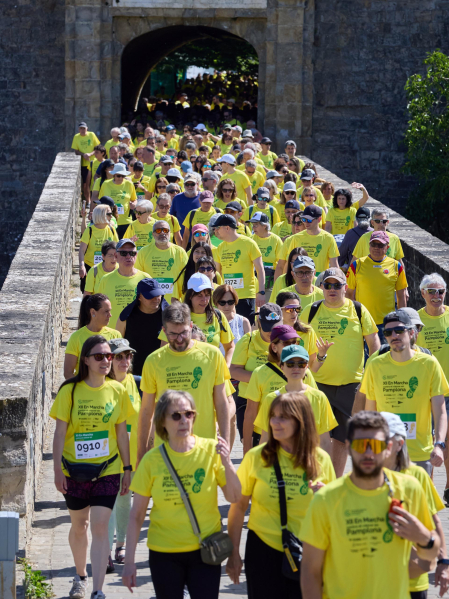 Fotos de la XII Marcha Contra el Cáncer en Pamplona
