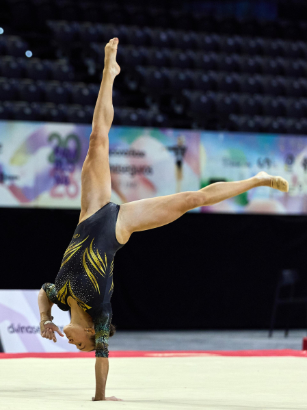 Fotos del Campeonato de España de Gimnasia Artística en el Navarra Arena