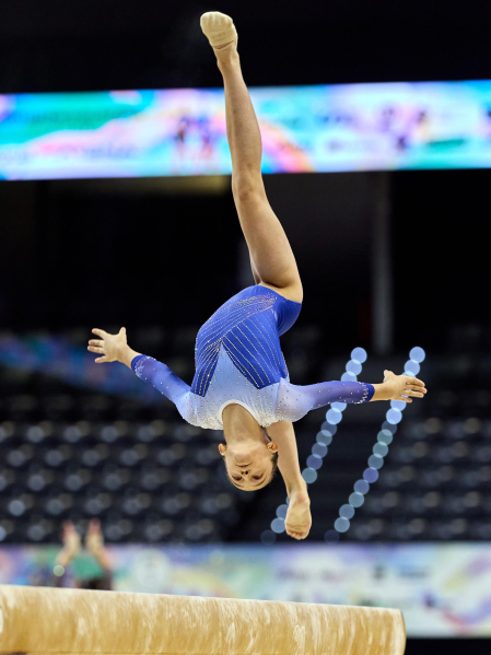 Fotos del Campeonato de España de Gimnasia Artística en el Navarra Arena