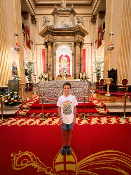 Juan Espinosa Valverde, este 5 de julio en la capilla de San Fermín.