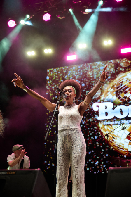 Concierto de Boney M en la Plaza del Castillo