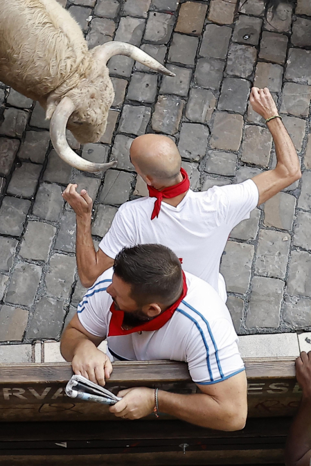 Primer encierro de San Fermín 2026 con toros de Fuente Ymbro.