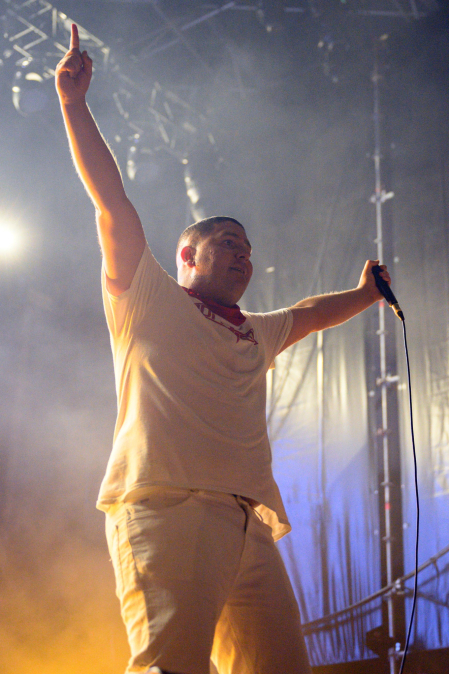 Foto del concierto de Brigade Loco en la Plaza de Castillo en San Fermín 2026