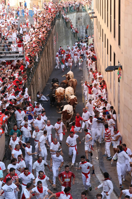 Buxens foto tercer encierro san fermin 2026