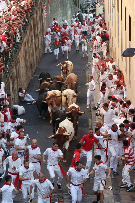 Buxens foto tercer encierro san fermin 2026