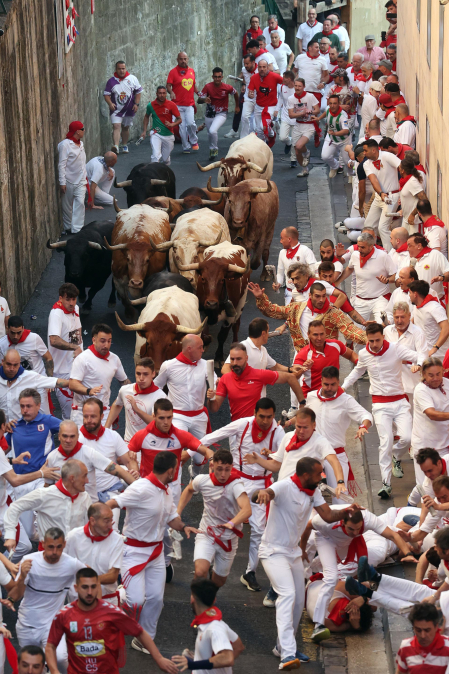 Buxens foto tercer encierro san fermin 2026