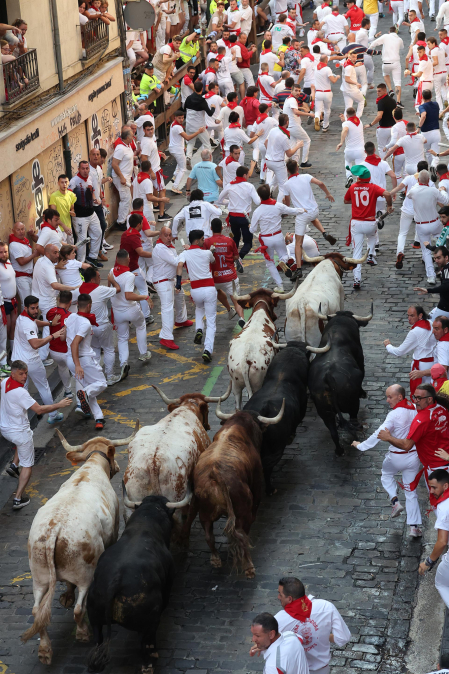 Buxens foto tercer encierro san fermin 2026