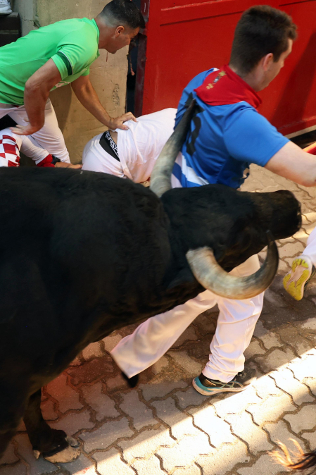 Tercer encierro de San Fermín 2026 en Pamplona