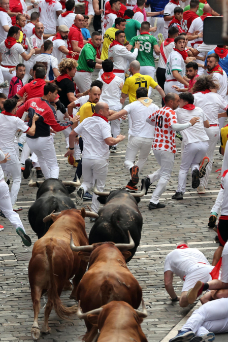 cuarto encierro de San Fermín 2026 en Pamplona