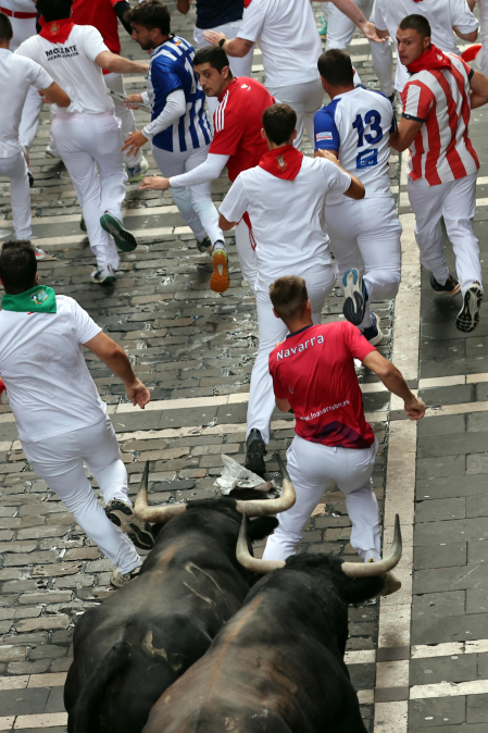 cuarto encierro de San Fermín 2026 en Pamplona